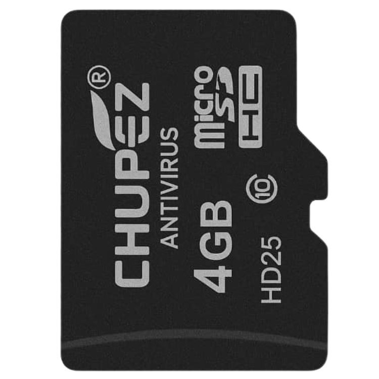 Chupez 4GB  Antivirus Memory Card 